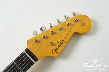 MBS 1961 Stratocaster Journeyman Relic Masterbuilt by Paul Waller - Inca Silver