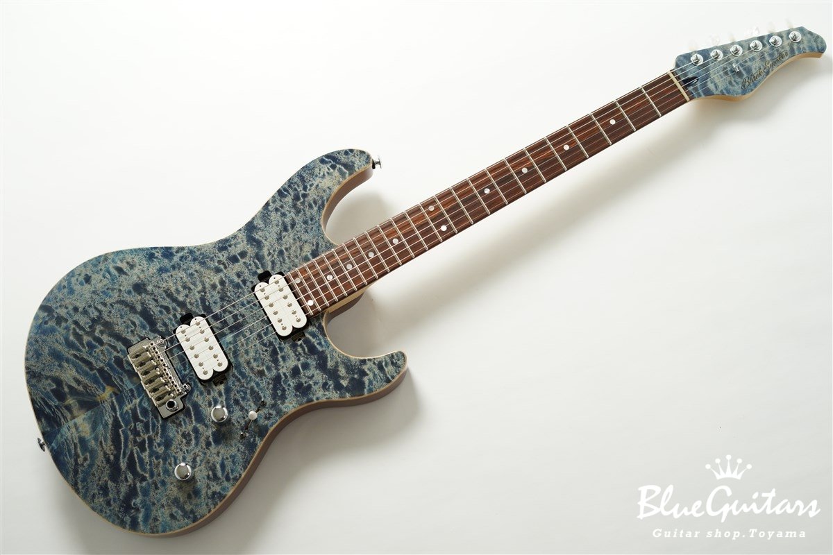 FUTURA-S HH / Quilt Maple Top, Fiji Mahogany Back - Faded Lazuli Blue