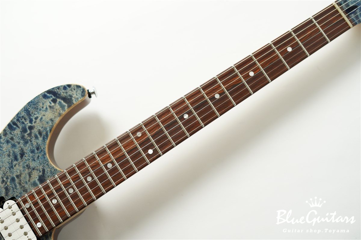 FUTURA-S HH / Quilt Maple Top, Fiji Mahogany Back - Faded Lazuli Blue