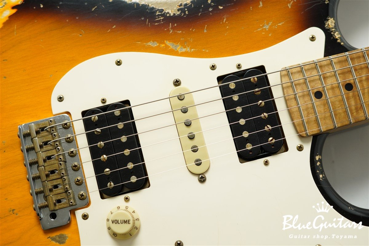 XSC-4 2Tone Burst Heavy Aged / Ash Body / Roasted Flame Maple Neck