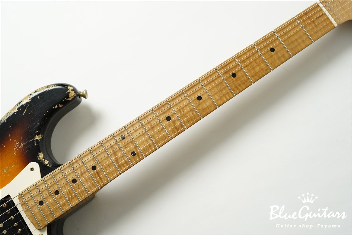 XSC-4 2Tone Burst Heavy Aged / Ash Body / Roasted Flame Maple Neck