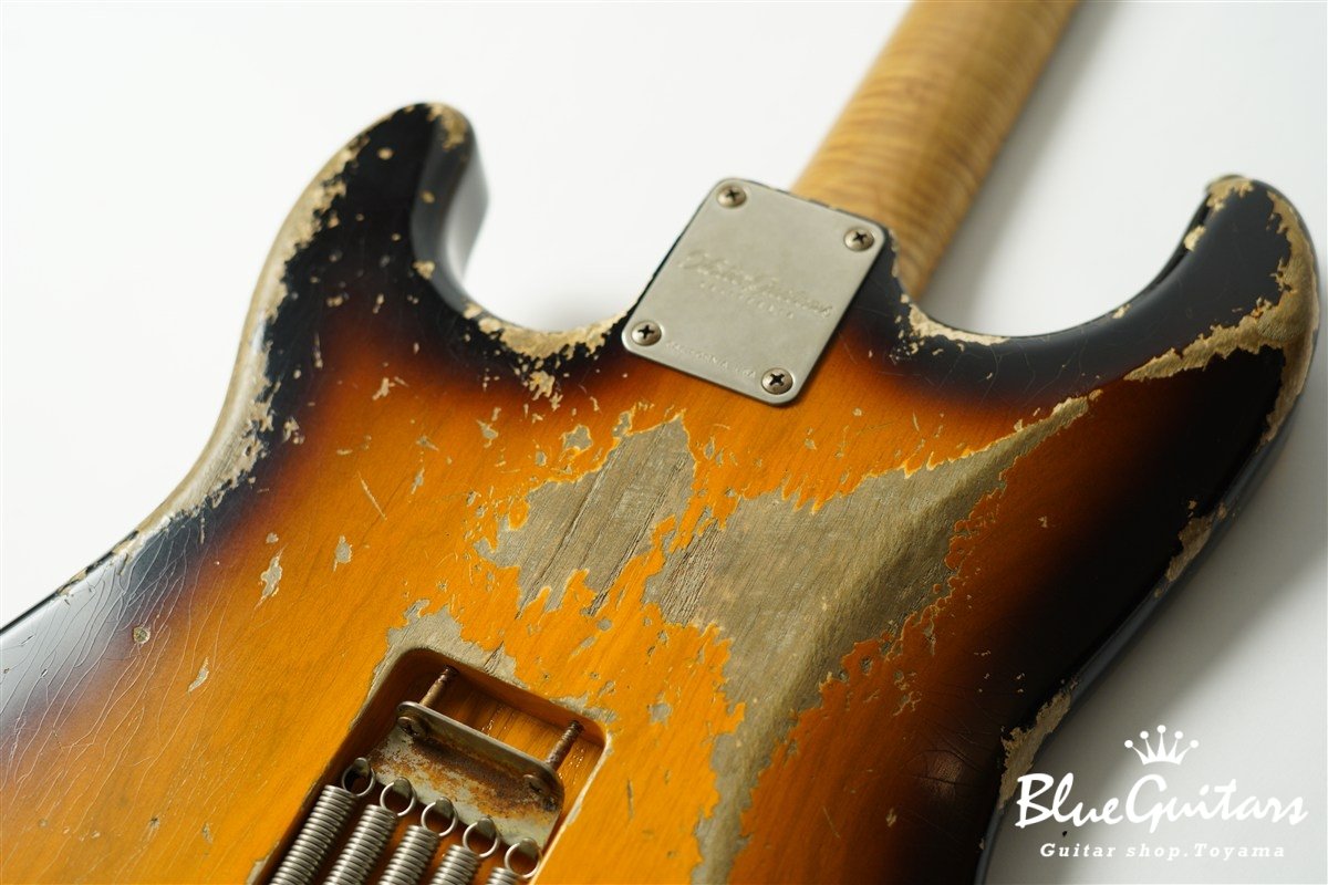 XSC-4 2Tone Burst Heavy Aged / Ash Body / Roasted Flame Maple Neck