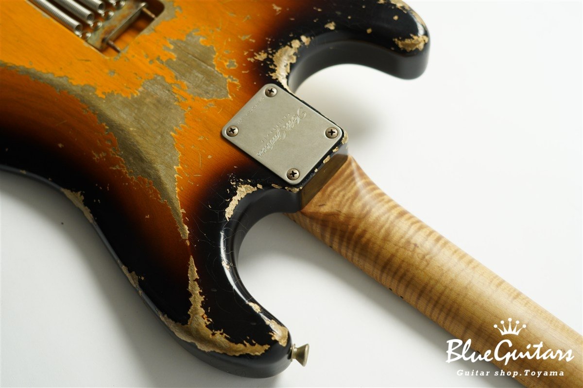 XSC-4 2Tone Burst Heavy Aged / Ash Body / Roasted Flame Maple Neck