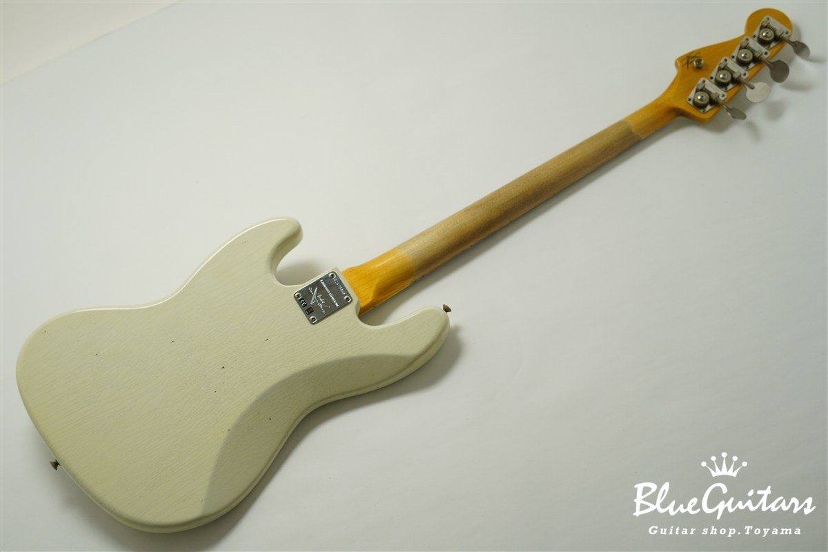 Limited Edition Custom Jazz Bass Journeyman Relic - Aged Olympic White / PHC