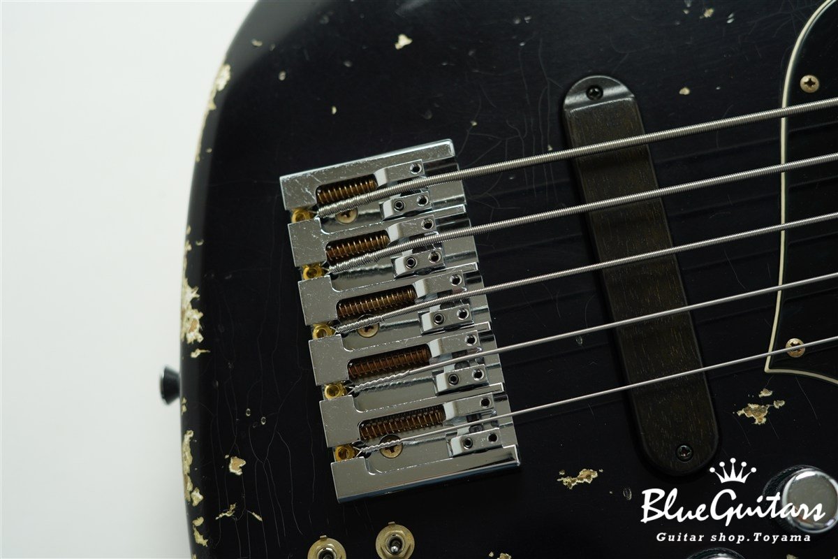 XJ-1T 5st Dark Navy over Gold Heavy Aged / Ash / R #3448