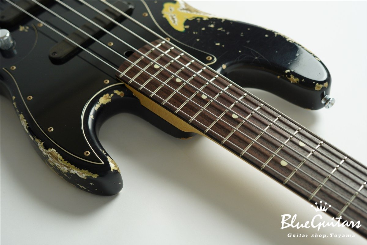 XJ-1T 5st Dark Navy over Gold Heavy Aged / Ash / R #3448