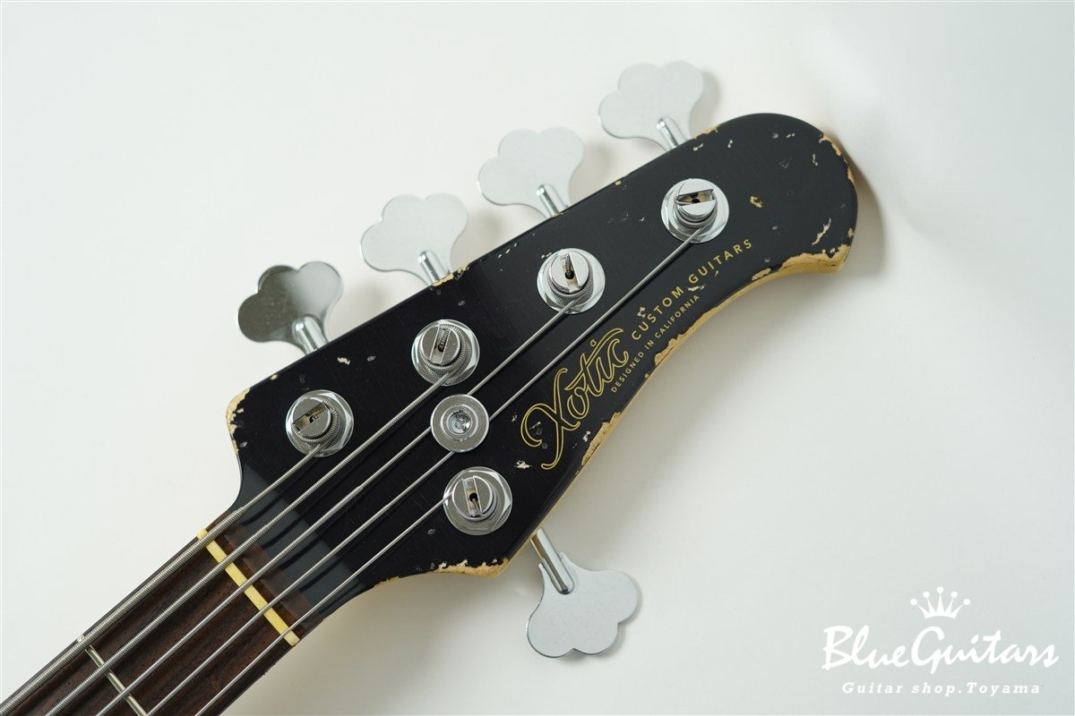 XJ-1T 5st Dark Navy over Gold Heavy Aged / Ash / R #3448