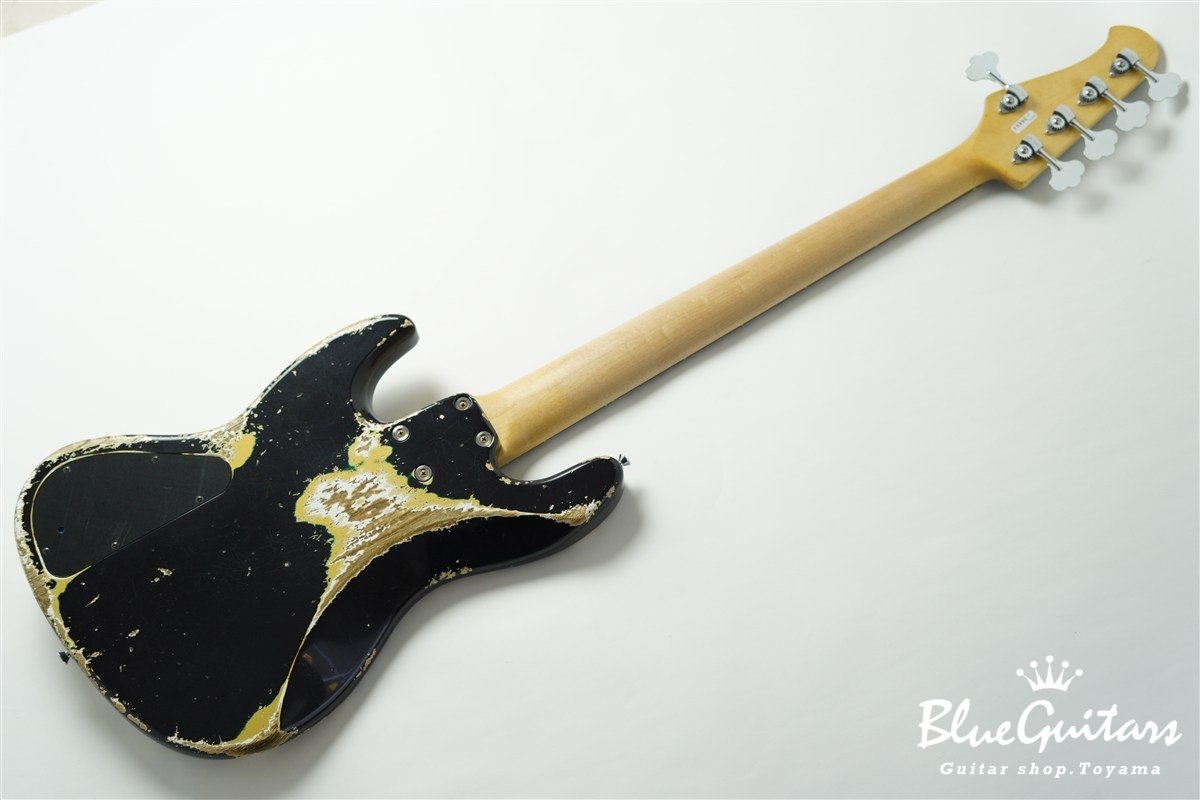 XJ-1T 5st Dark Navy over Gold Heavy Aged / Ash / R #3448