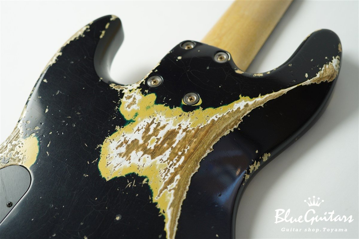 XJ-1T 5st Dark Navy over Gold Heavy Aged / Ash / R #3448