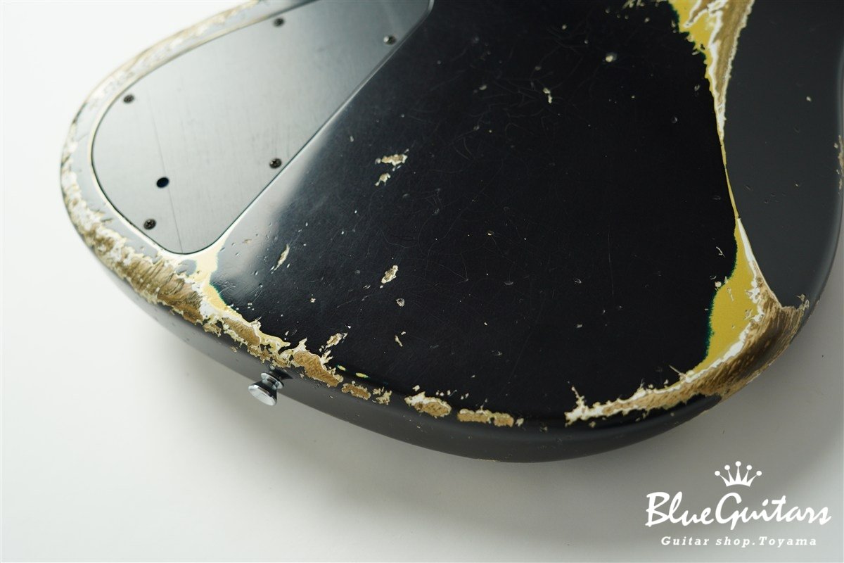 XJ-1T 5st Dark Navy over Gold Heavy Aged / Ash / R #3448