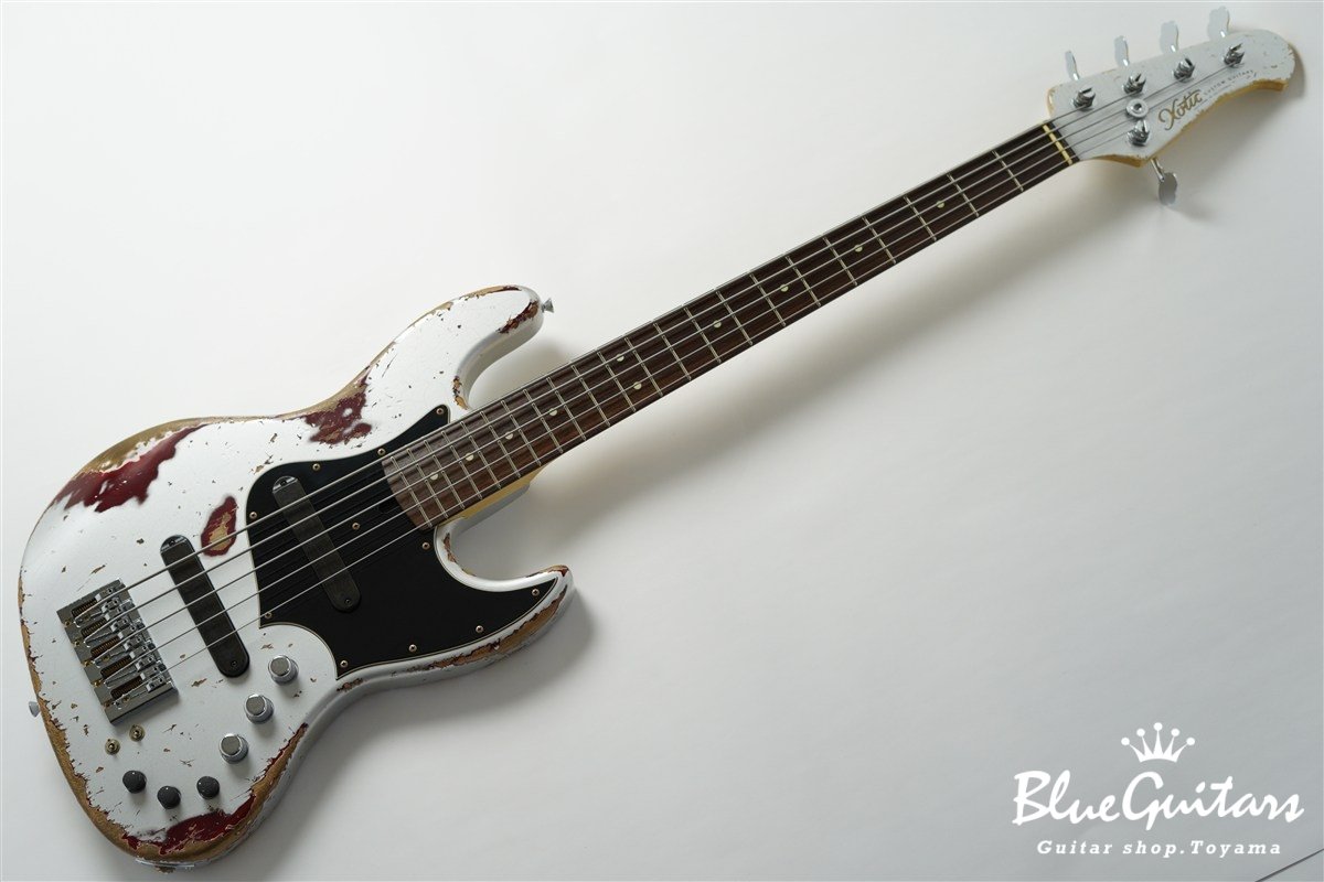 XJ-1T 5st Silver over Bordeaux Heavy Aged / Alder / R #3449