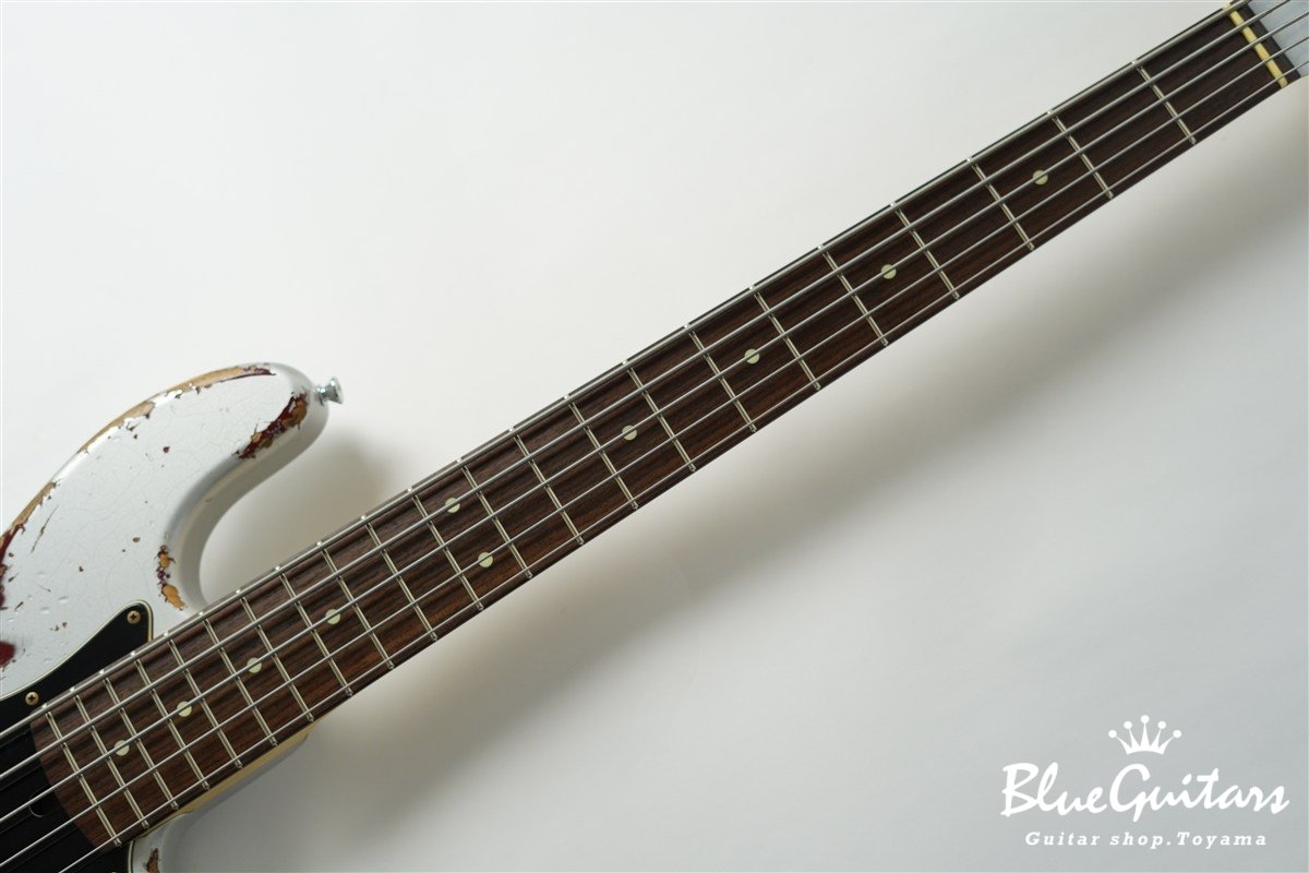 XJ-1T 5st Silver over Bordeaux Heavy Aged / Alder / R #3449