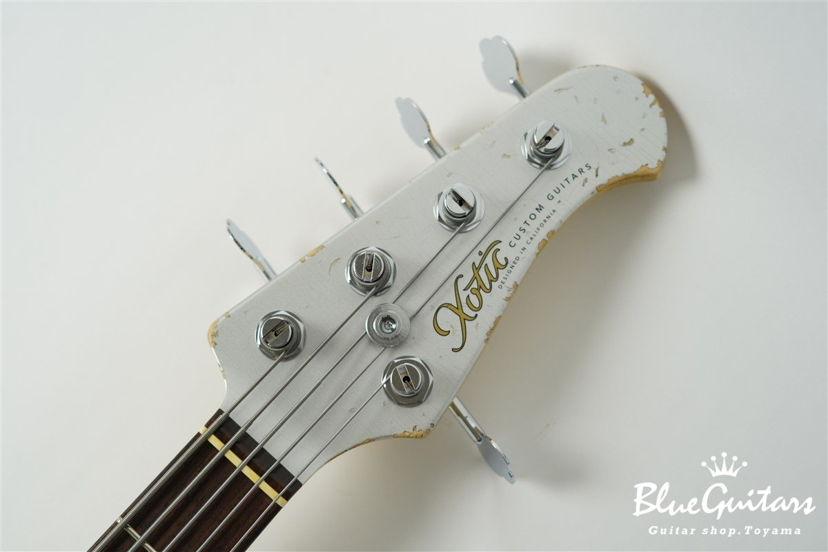 XJ-1T 5st Silver over Bordeaux Heavy Aged / Alder / R #3449