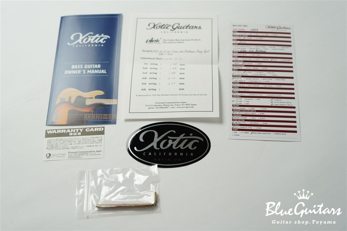 XJ-1T 5st Silver over Bordeaux Heavy Aged / Alder / R #3449