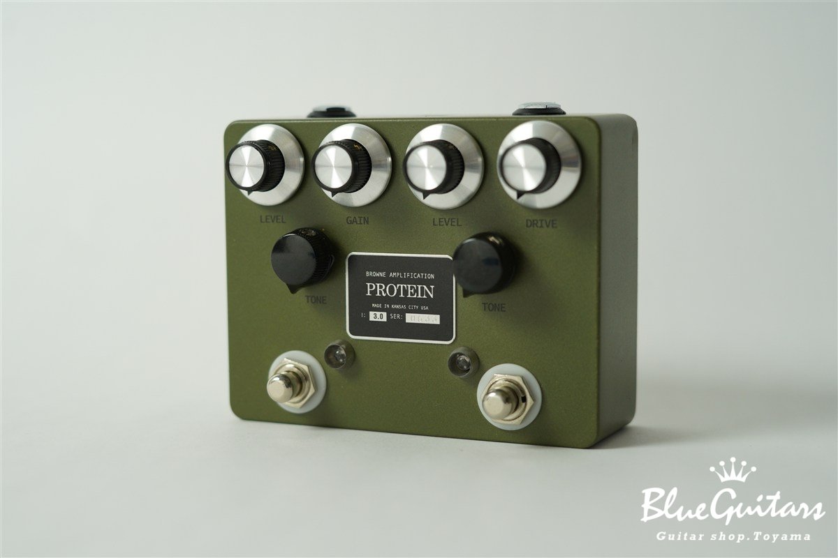 BROWNE AMPLIFICATION Protein Dual Overdrive V3 | Blue Guitars