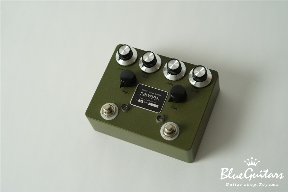 BROWNE AMPLIFICATION Protein Dual Overdrive V3 | Blue Guitars