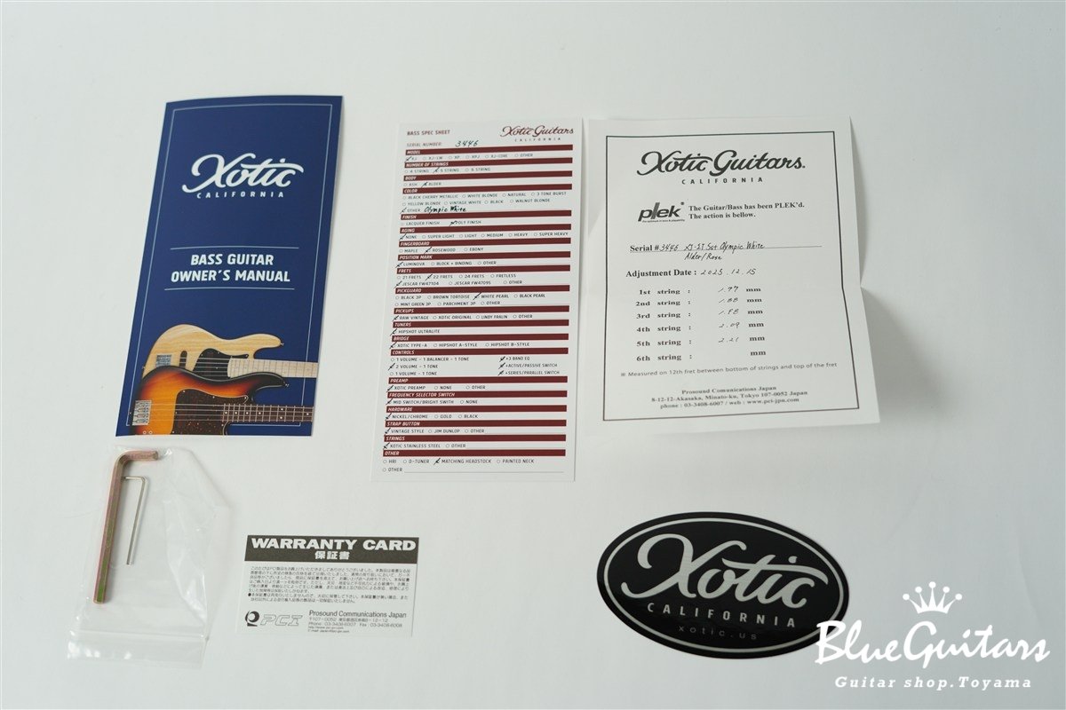 XJ-1T 5st Olympic White / Alder / R #3446