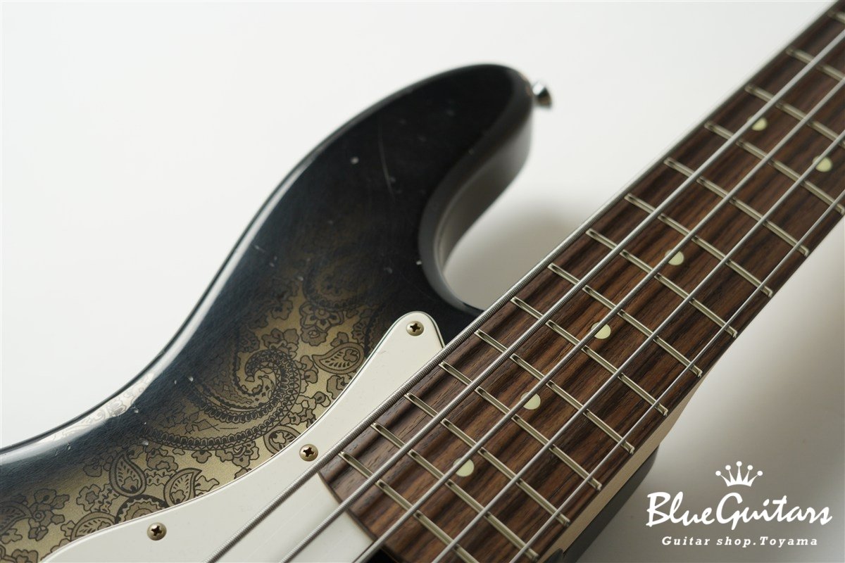 XJ-1T 5st Black Paisley Burst Medium Aged / Alder / R #3447