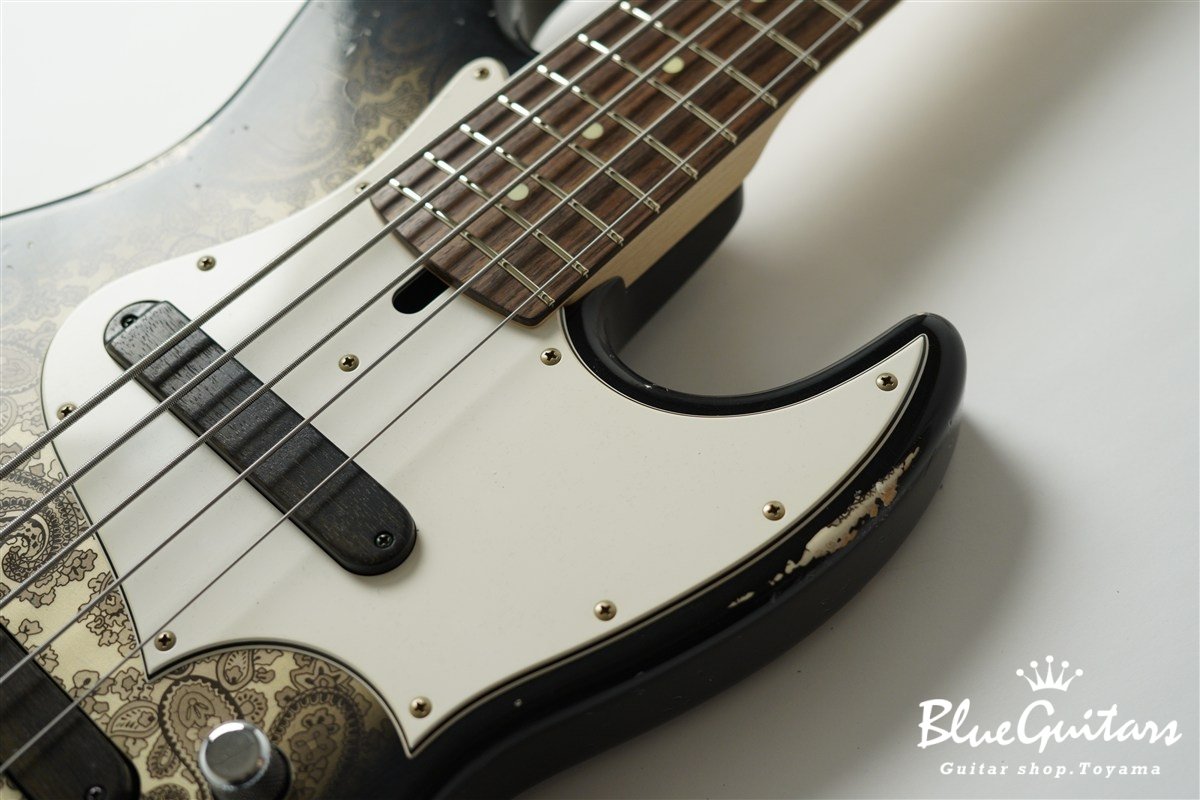 XJ-1T 5st Black Paisley Burst Medium Aged / Alder / R #3447