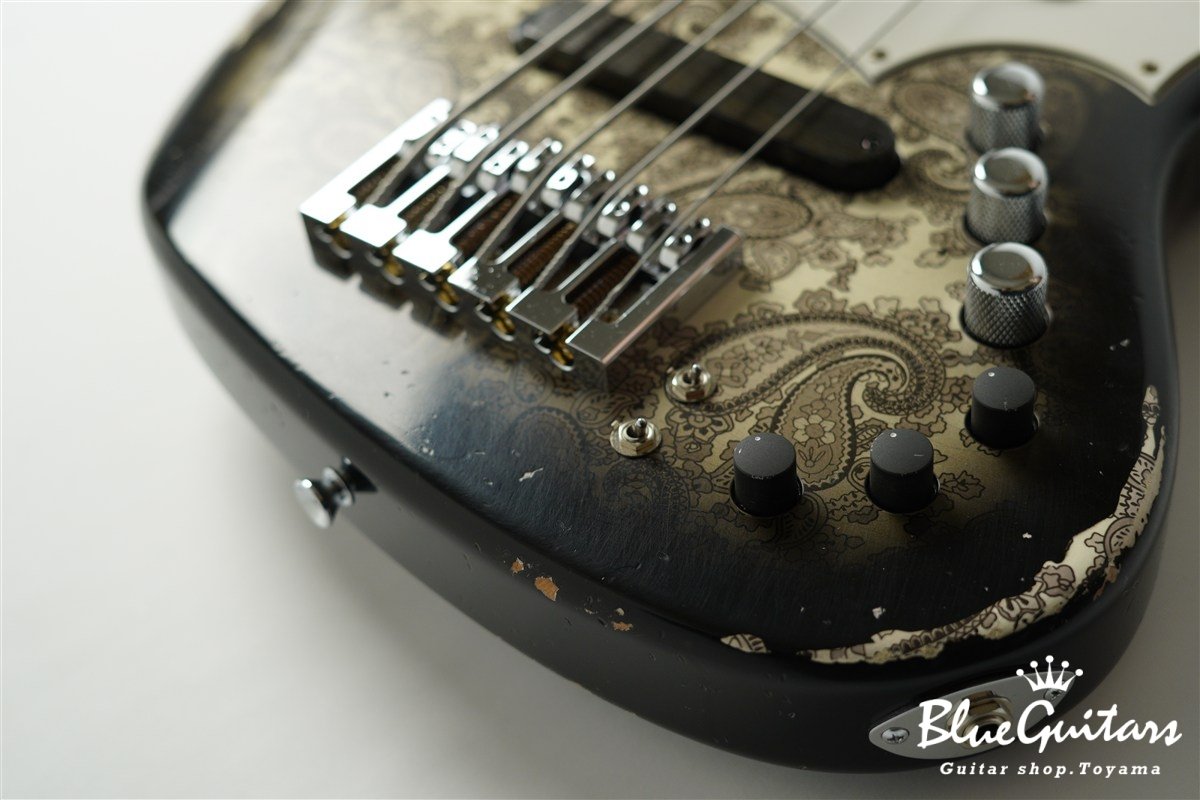 XJ-1T 5st Black Paisley Burst Medium Aged / Alder / R #3447
