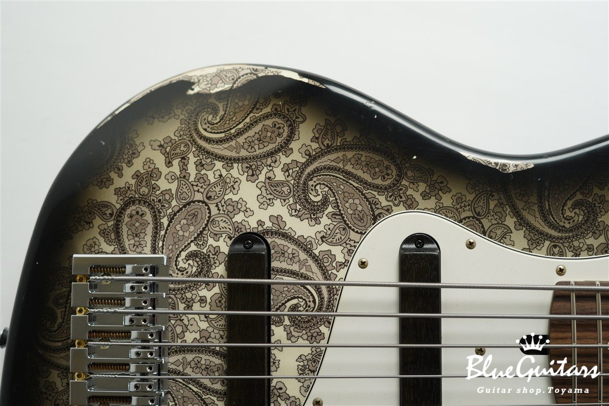 XJ-1T 5st Black Paisley Burst Medium Aged / Alder / R #3447