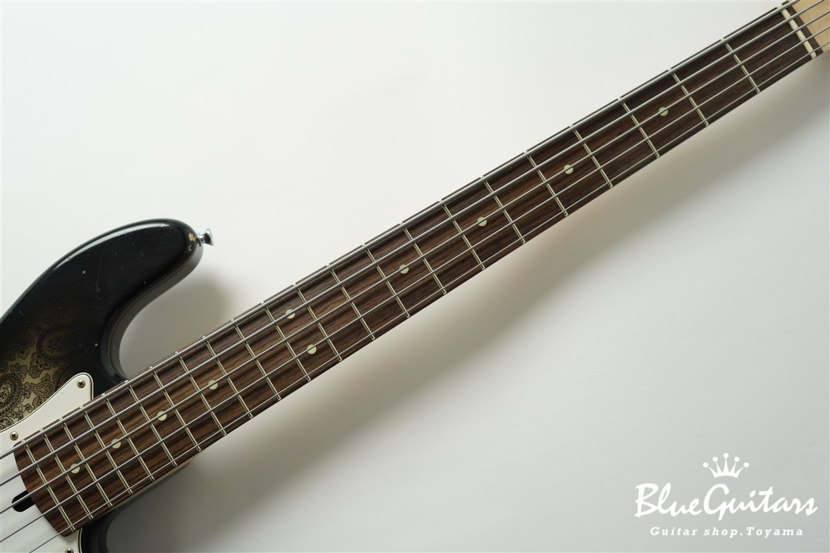 XJ-1T 5st Black Paisley Burst Medium Aged / Alder / R #3447