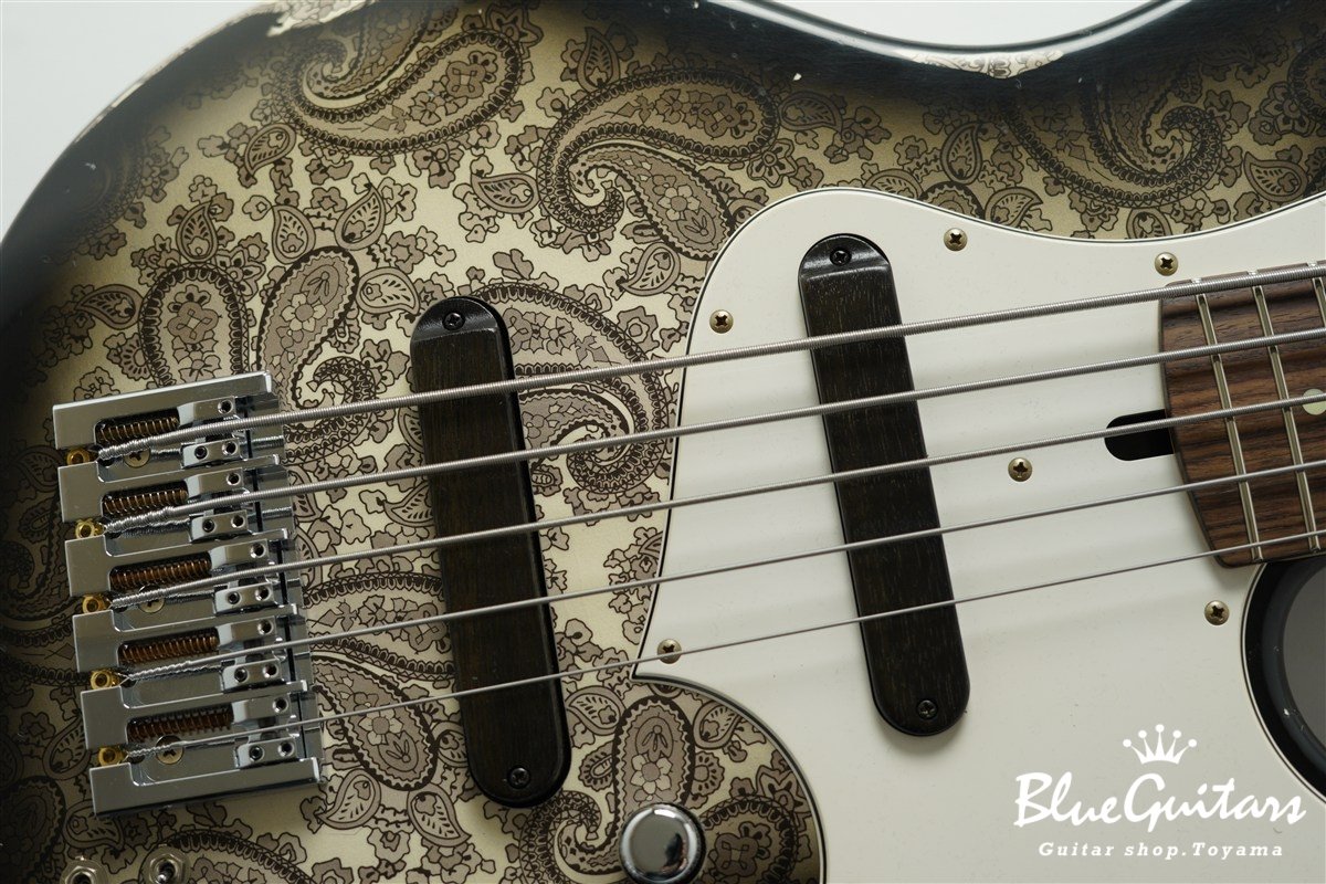 XJ-1T 5st Black Paisley Burst Medium Aged / Alder / R #3447