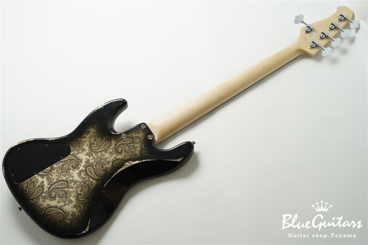 XJ-1T 5st Black Paisley Burst Medium Aged / Alder / R #3447