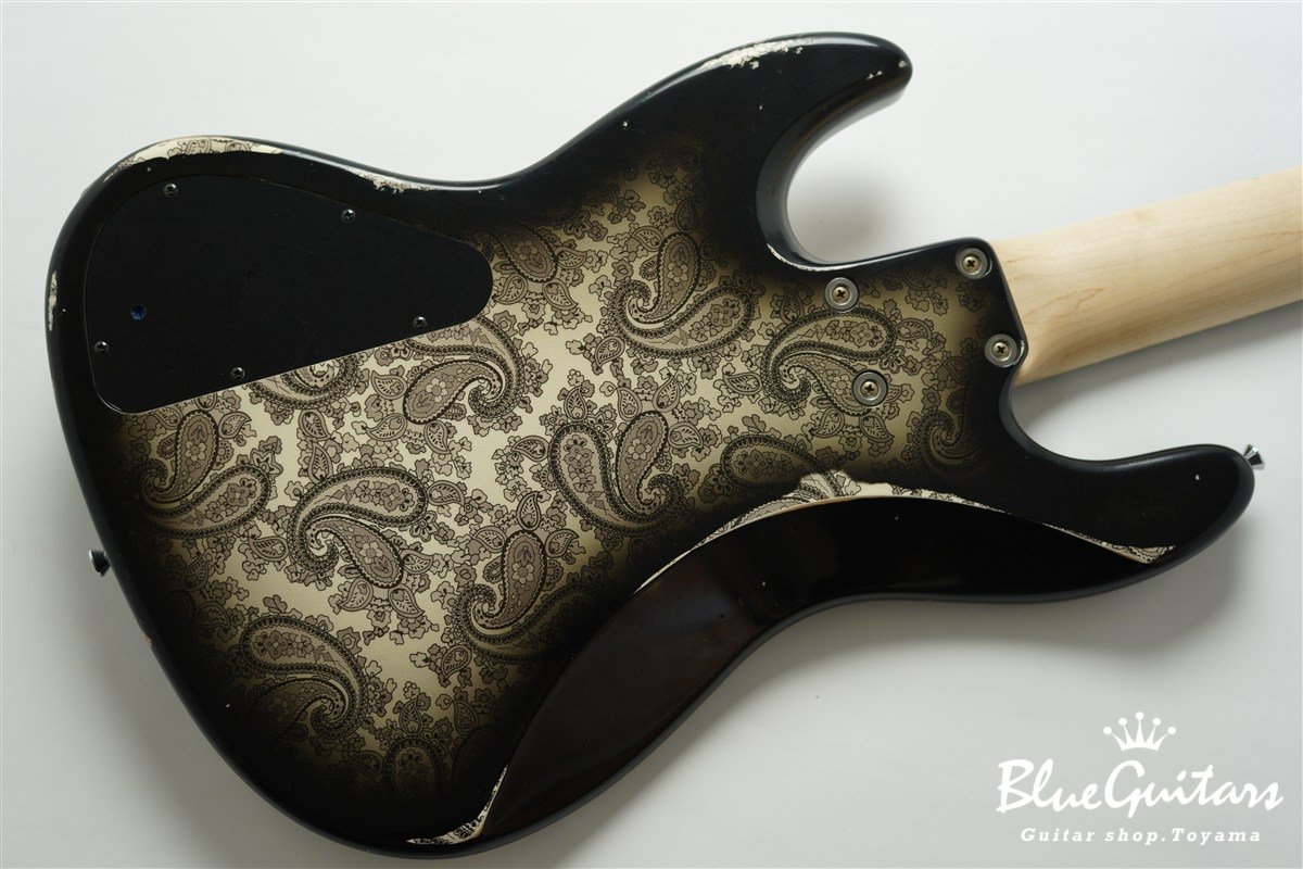 XJ-1T 5st Black Paisley Burst Medium Aged / Alder / R #3447