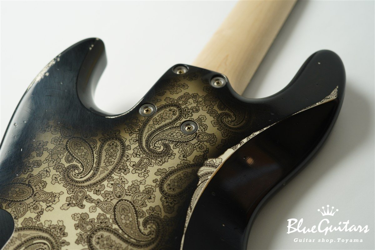 XJ-1T 5st Black Paisley Burst Medium Aged / Alder / R #3447