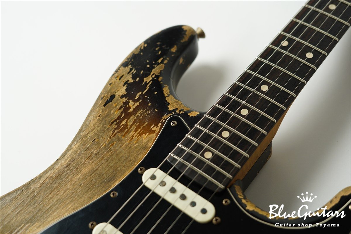 XSC-2 2Tone Burst Super Heavy Aged / Alder / Roasted Flame Maple #4043