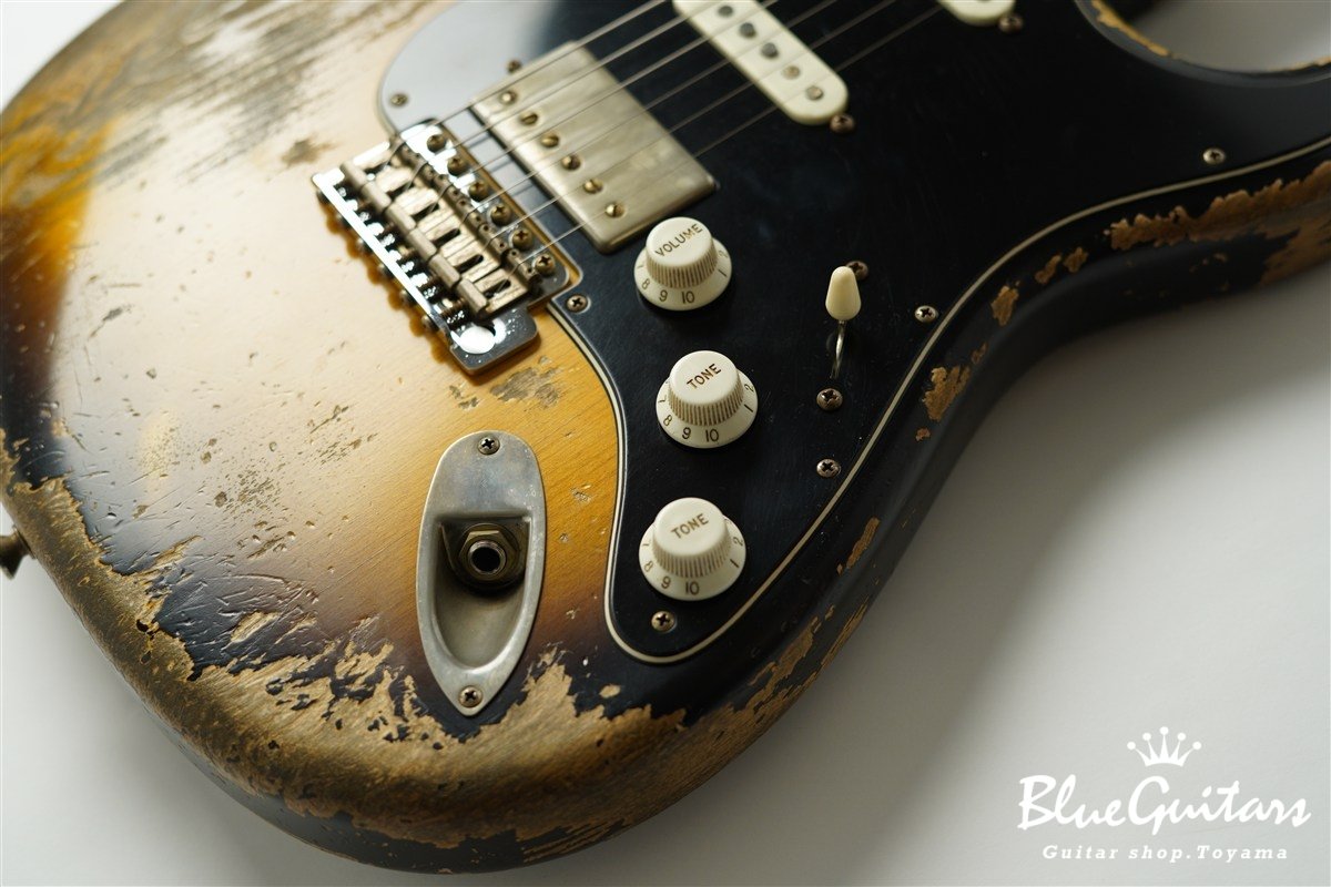 XSC-2 2Tone Burst Super Heavy Aged / Alder / Roasted Flame Maple #4043