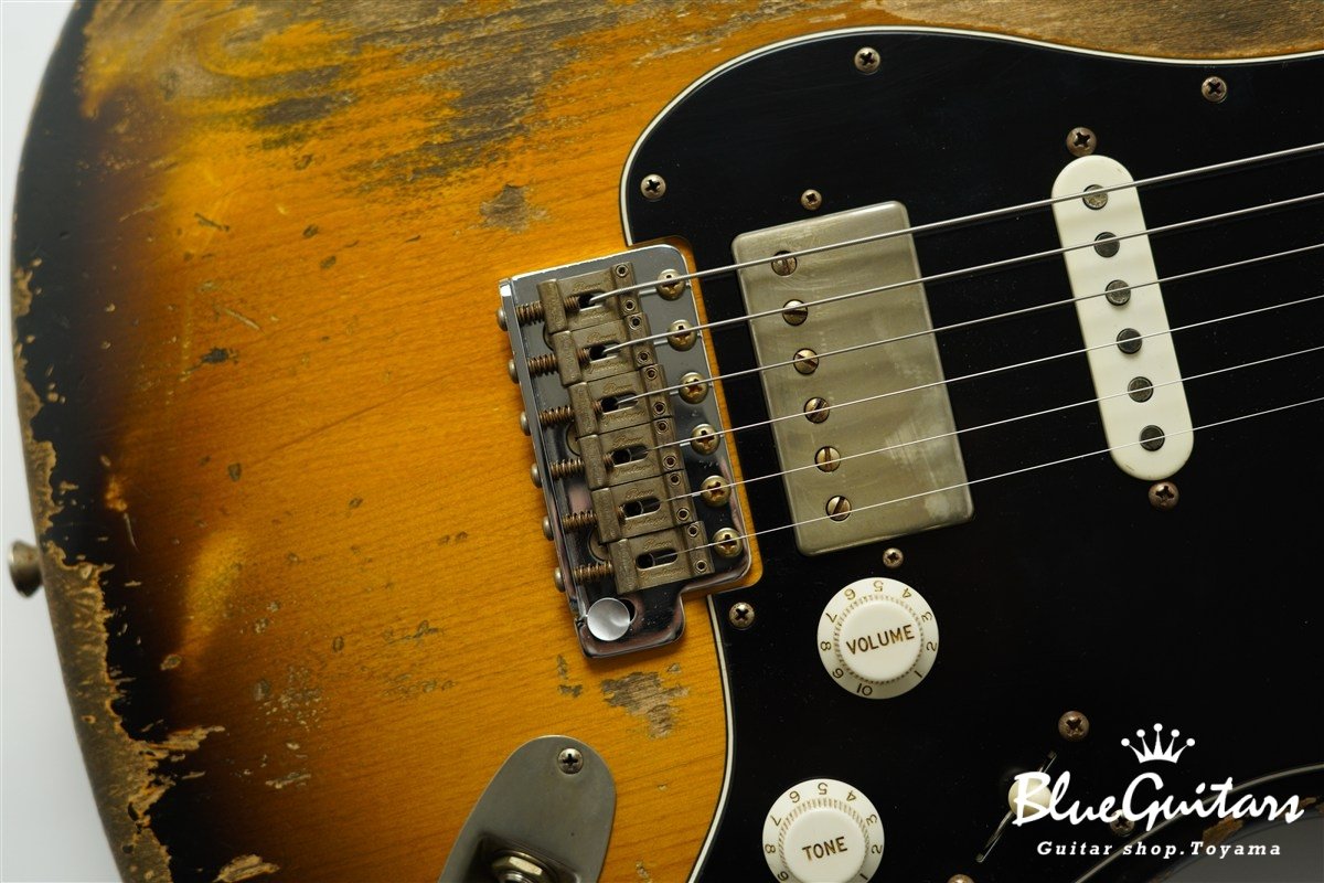 XSC-2 2Tone Burst Super Heavy Aged / Alder / Roasted Flame Maple #4043