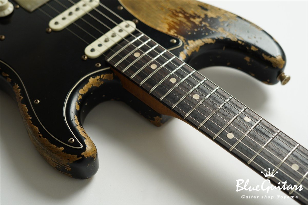 XSC-2 2Tone Burst Super Heavy Aged / Alder / Roasted Flame Maple #4043