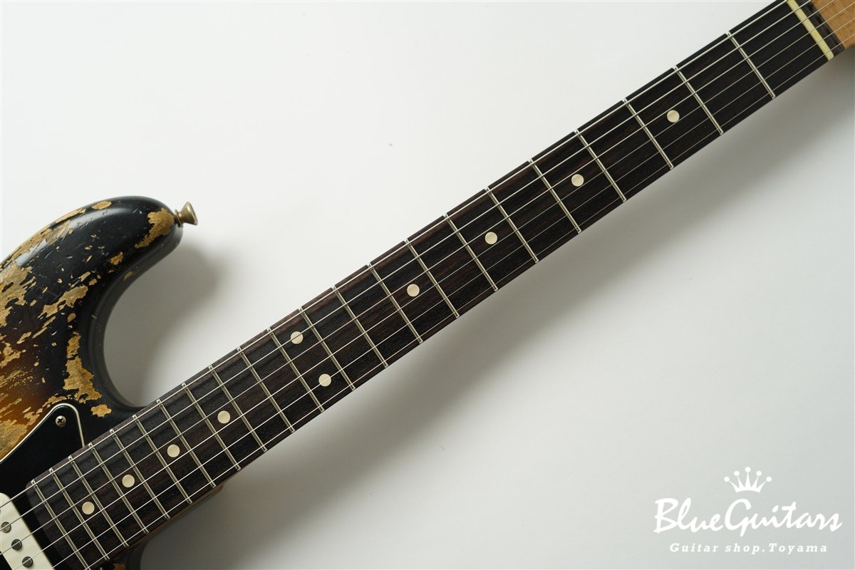 XSC-2 2Tone Burst Super Heavy Aged / Alder / Roasted Flame Maple #4043