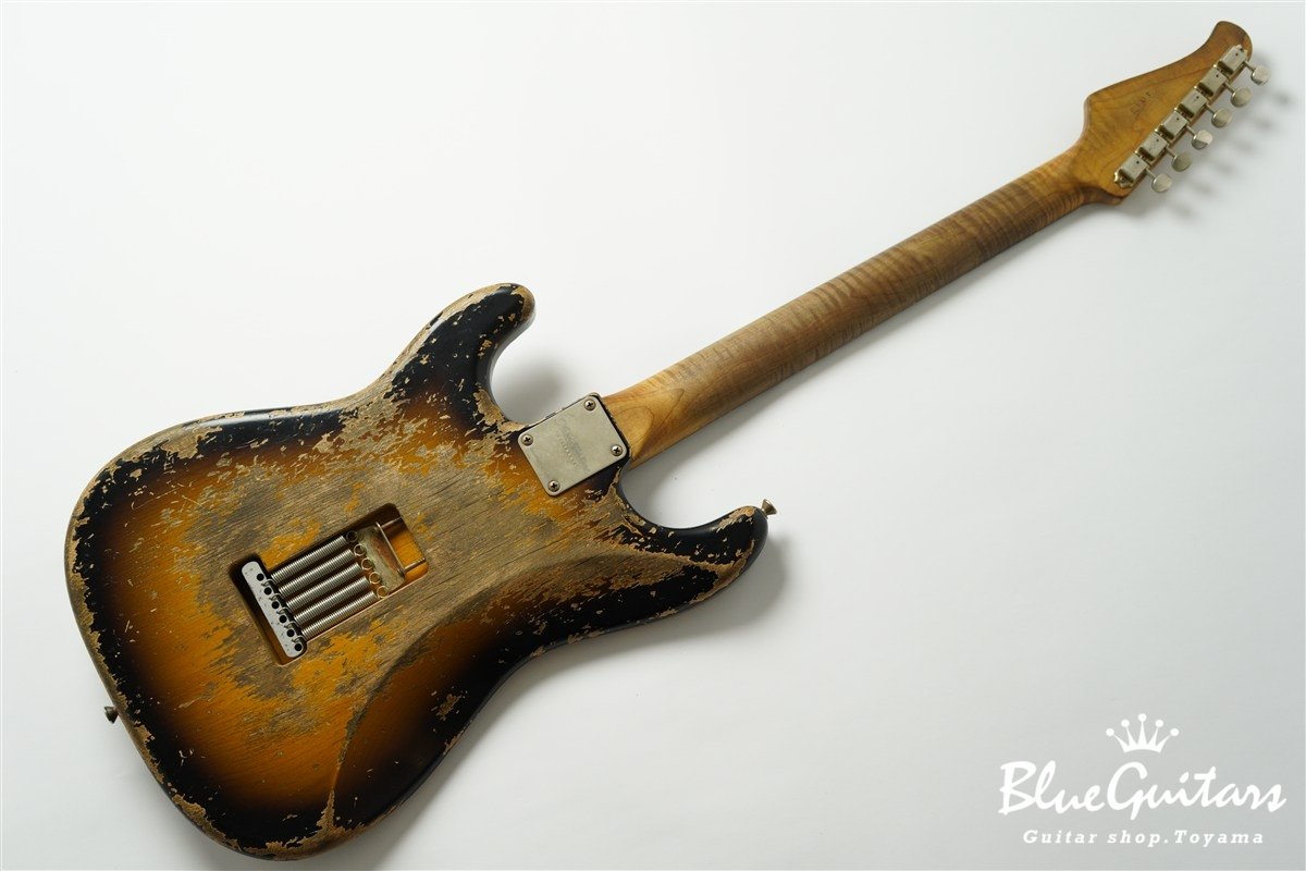 XSC-2 2Tone Burst Super Heavy Aged / Alder / Roasted Flame Maple #4043