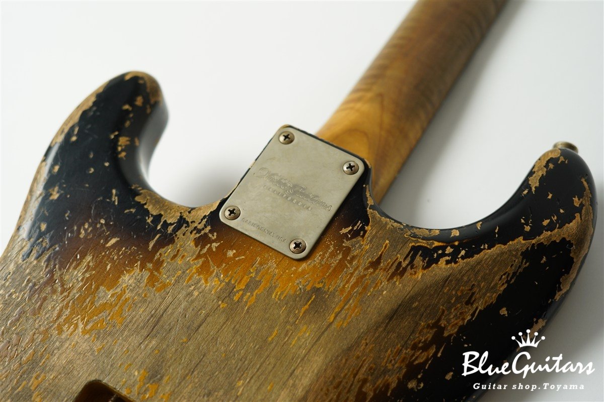 XSC-2 2Tone Burst Super Heavy Aged / Alder / Roasted Flame Maple #4043