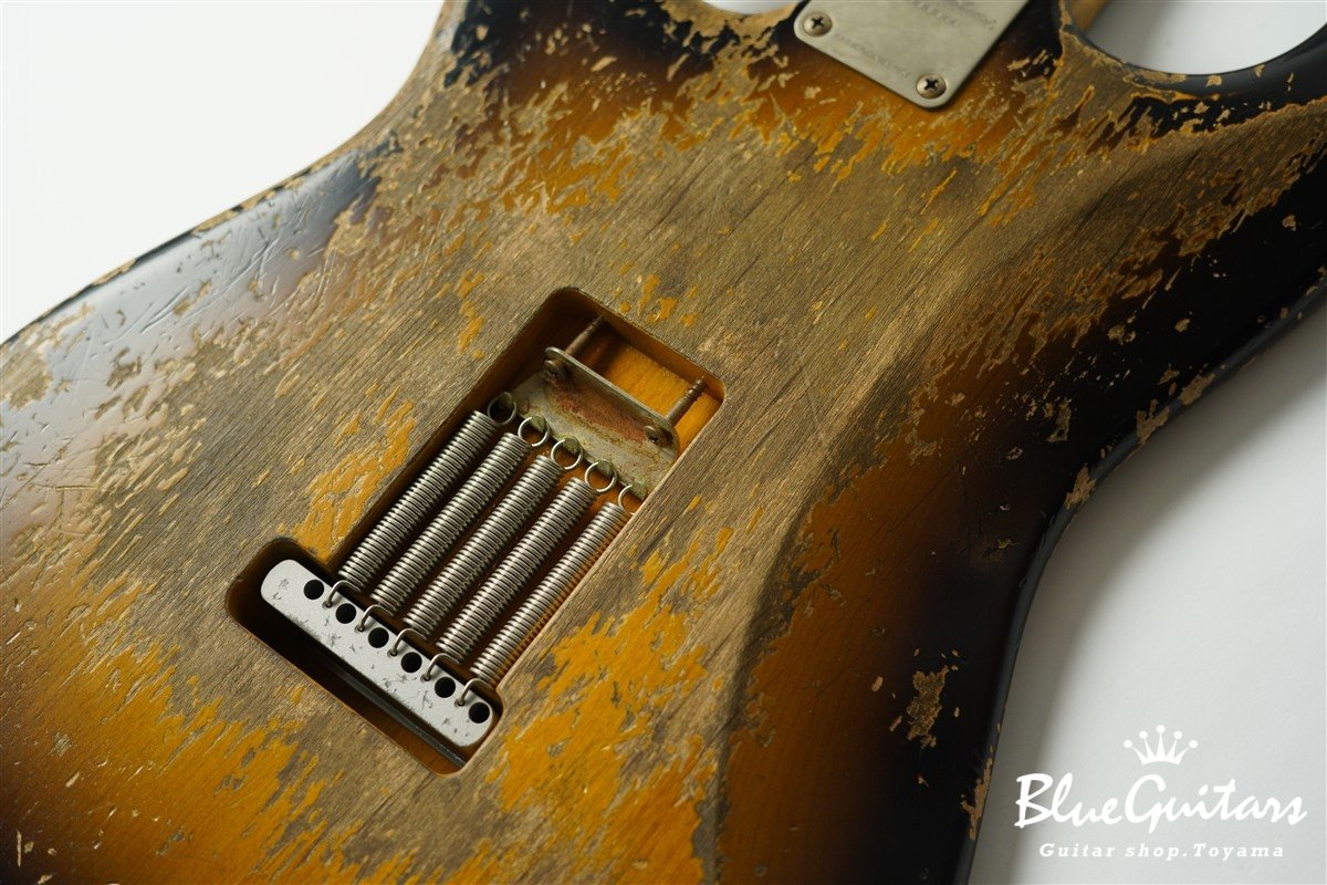 XSC-2 2Tone Burst Super Heavy Aged / Alder / Roasted Flame Maple #4043