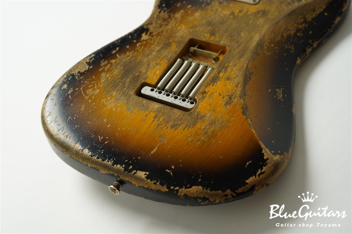 XSC-2 2Tone Burst Super Heavy Aged / Alder / Roasted Flame Maple #4043