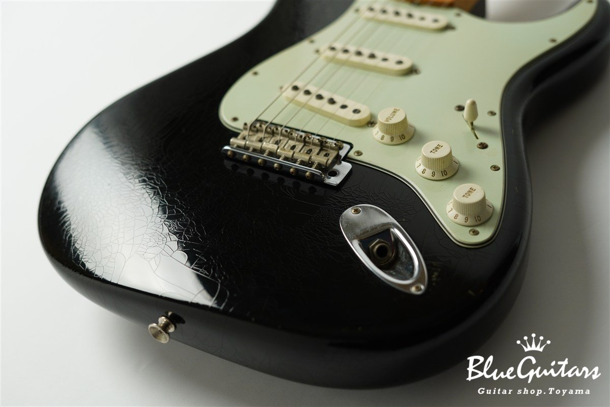 1969 Stratocaster Closet Classic Reverse Head - Black
