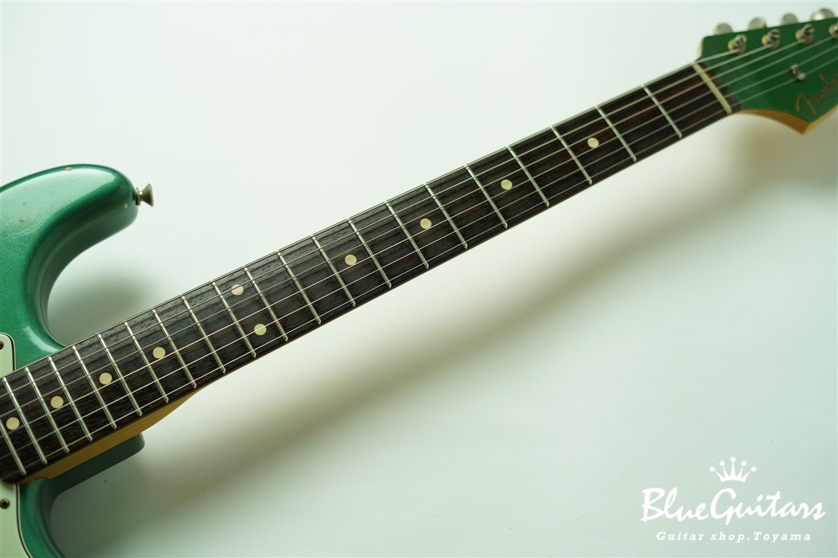 MBS 1960 Stratocaster Relic by Paul Waller - Sherwood Green Metallic / Matching Head