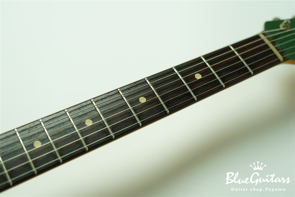 MBS 1960 Stratocaster Relic by Paul Waller - Sherwood Green Metallic / Matching Head