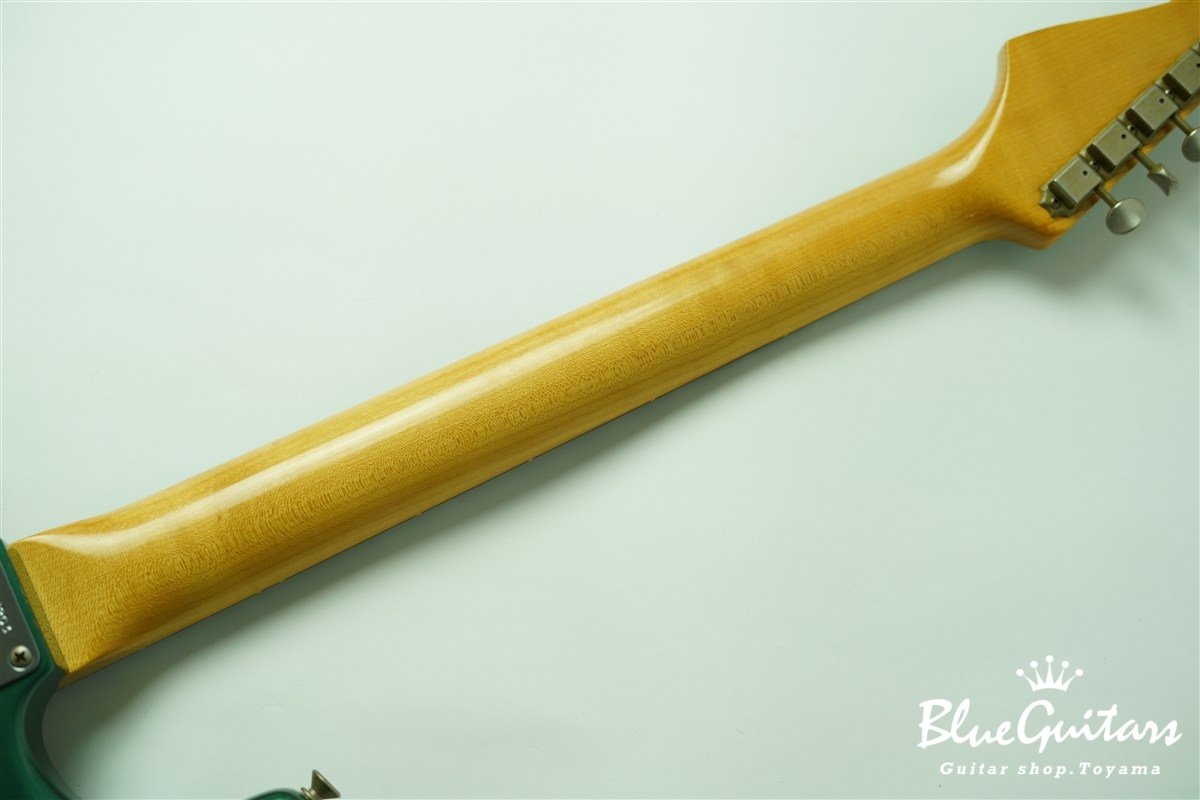 MBS 1960 Stratocaster Relic by Paul Waller - Sherwood Green Metallic / Matching Head