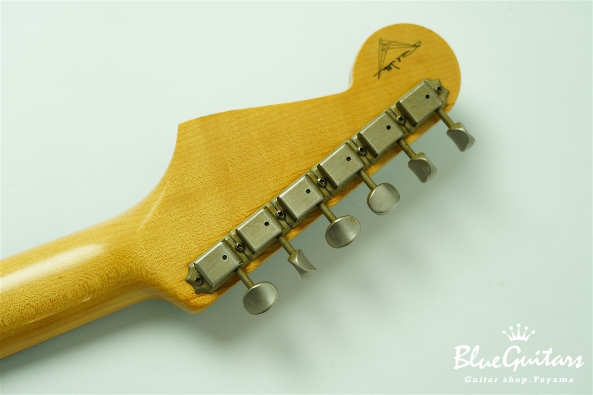 MBS 1960 Stratocaster Relic by Paul Waller - Sherwood Green Metallic / Matching Head