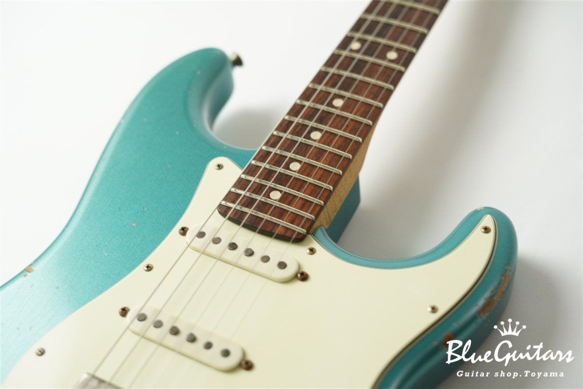 XSC-2 Pelham Blue Medium Aged / Alder / Roasted Flame Maple Reverse Head #3907