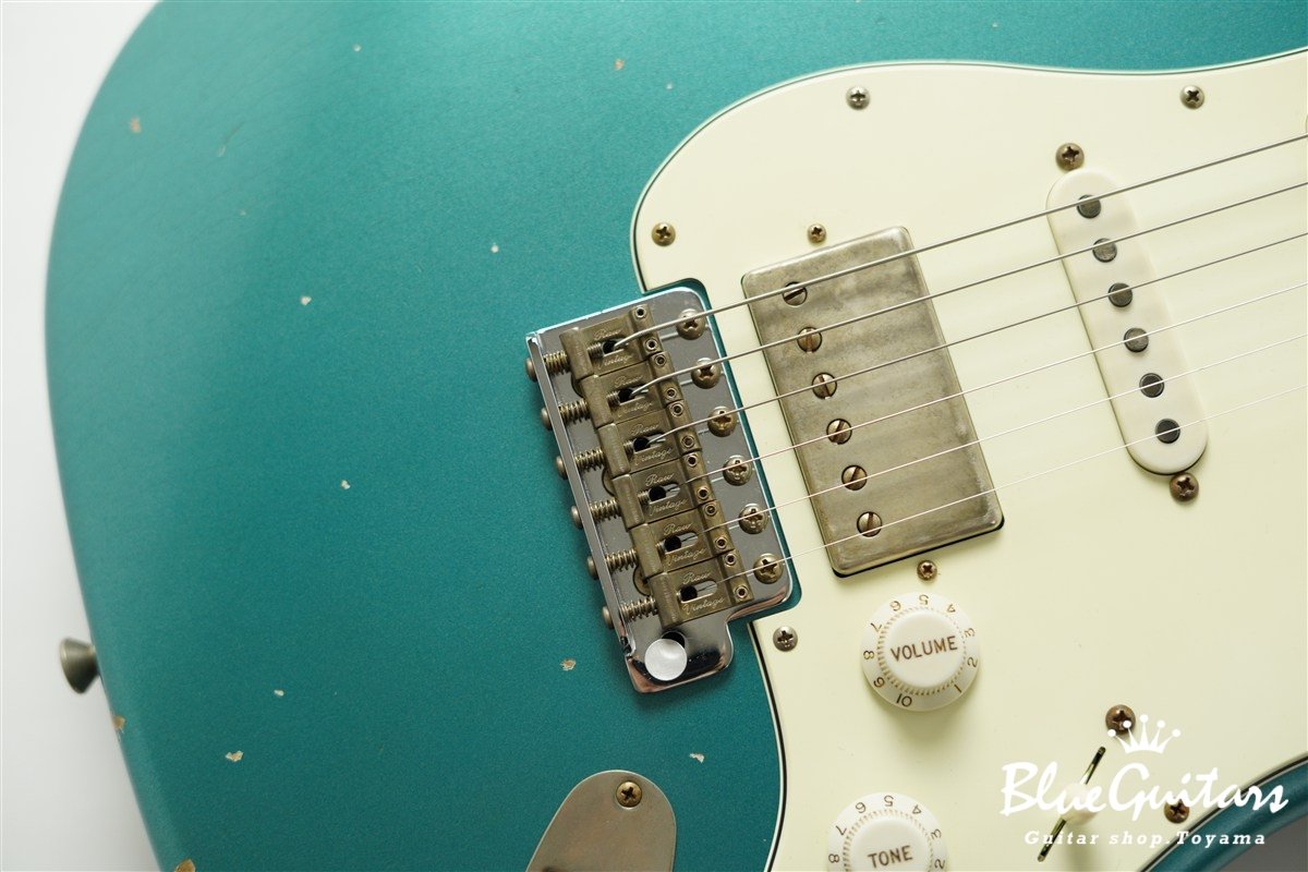 XSC-2 Pelham Blue Medium Aged / Alder / Roasted Flame Maple Reverse Head #3907