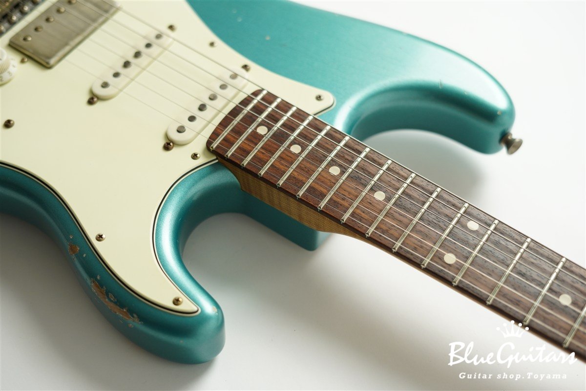 XSC-2 Pelham Blue Medium Aged / Alder / Roasted Flame Maple Reverse Head #3907