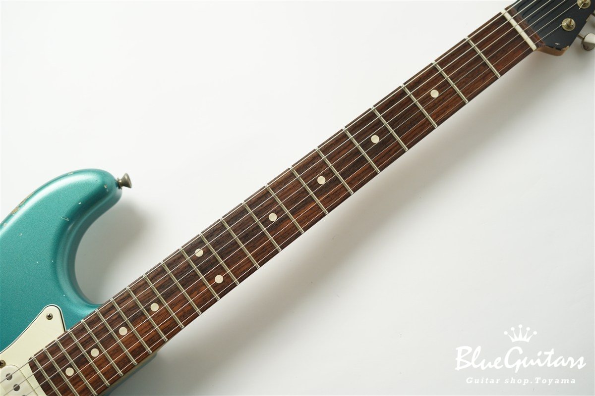 XSC-2 Pelham Blue Medium Aged / Alder / Roasted Flame Maple Reverse Head #3907