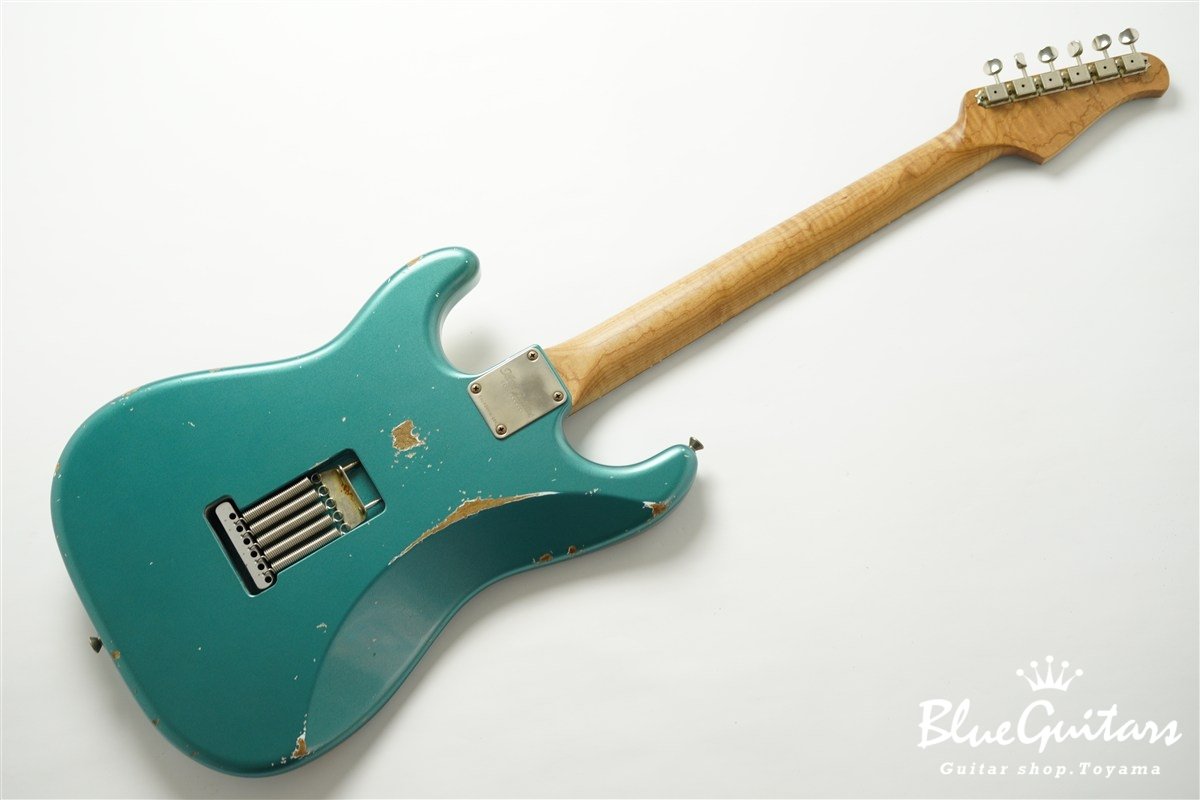 XSC-2 Pelham Blue Medium Aged / Alder / Roasted Flame Maple Reverse Head #3907