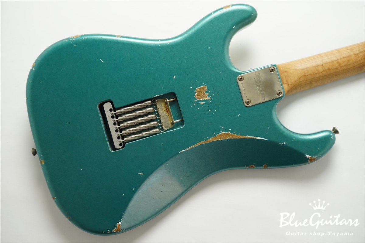 XSC-2 Pelham Blue Medium Aged / Alder / Roasted Flame Maple Reverse Head #3907